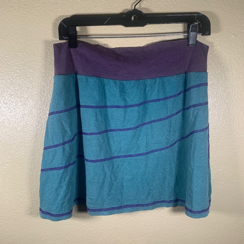 Vintage handmade hemp blend mini skirt